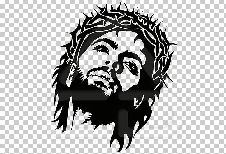 Holy Face Of Jesus Crown Of Thorns Drawing PNG, Clipart, Art, Black, Black And White, Christian Cross, Christianity Free PNG Download