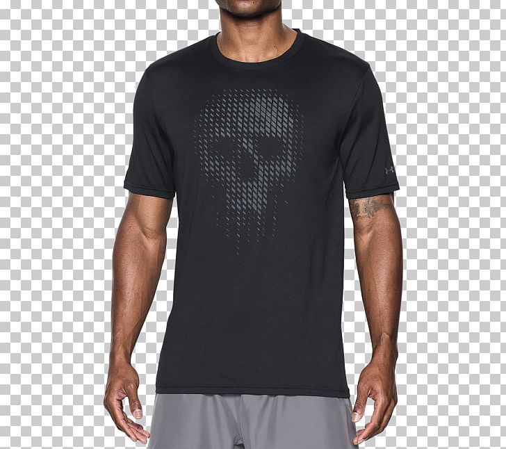 T-shirt Under Armour Neckline Clothing Sneakers PNG, Clipart, Active Shirt, Black, Clothing, Clothing Accessories, Muscle Free PNG Download