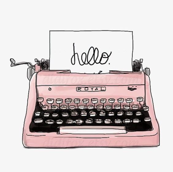 Typewriter PNG, Clipart, Cartoon, Hand, Hand Painted, Keyboard, Painted  Free PNG Download