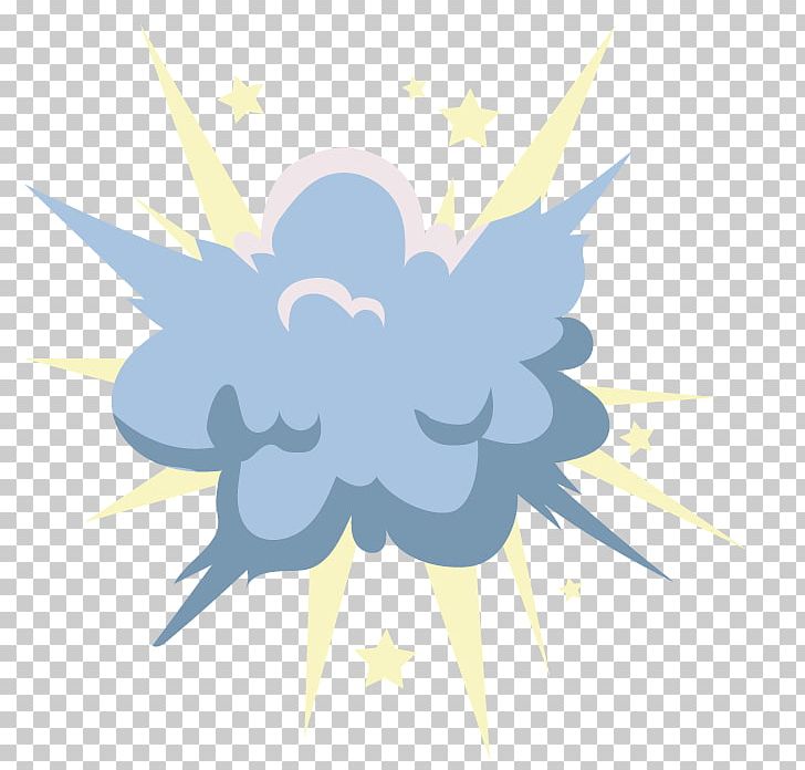 Explosion in manga and anime style Royalty Free Vector Image