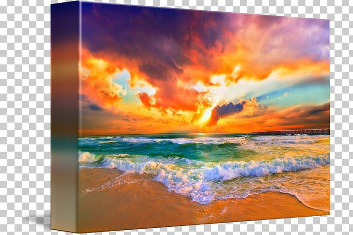 Destin Pensacola Beach Shore Painting PNG, Clipart, Acrylic Paint, Art, Beach, Beach At Sunset, Calm Free PNG Download