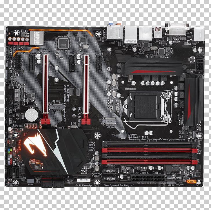 Intel Motherboard Gigabyte Technology LGA 1151 GIGABYTE Gigabyte Z370 AORUS Gaming 3 PNG, Clipart, Aorus, Asus Prime Z370a, Chipset, Computer, Computer Accessory Free PNG Download