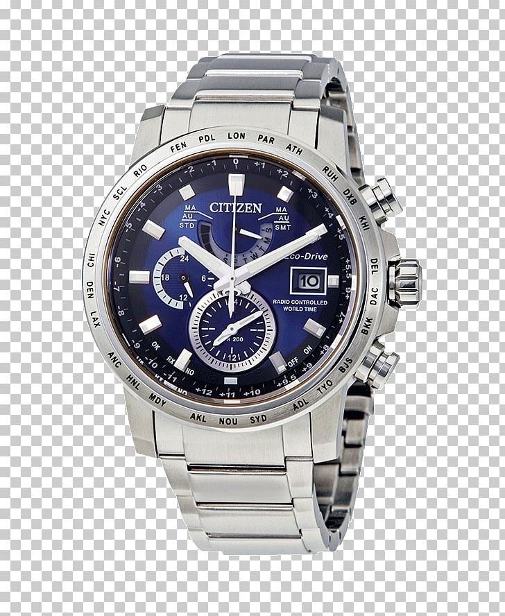 CITIZEN Men's Eco-Drive World Time A-T Watch Citizen Holdings Radio Clock PNG, Clipart,  Free PNG Download