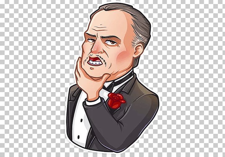 Vito Corleone Sticker Telegram Character PNG, Clipart, Boss, Cartoon, Character, Corleone, Facial Expression Free PNG Download