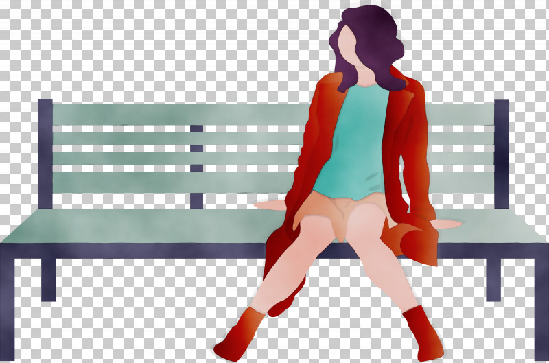 Sitting Furniture Standing Line Table PNG, Clipart, Animation, Bench, Fashion Design, Furniture, Girl Free PNG Download