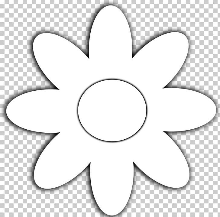 Download Flower Black And White Common Daisy Coloring Book Png Clipart Area Artwork Black And White Circle