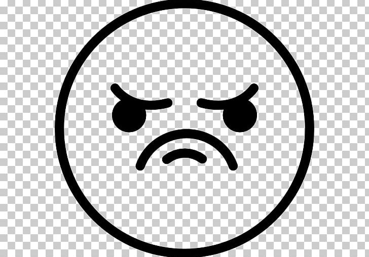 Anger Computer Icons Smiley Emoticon PNG, Clipart, Anger, Angry Smiley, Black, Black And White, Circle Free PNG Download