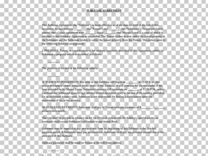 Document Template Rental Agreement PDF Microsoft Word PNG, Clipart, Area, Contract, Curriculum Vitae, Diagram, Document Free PNG Download