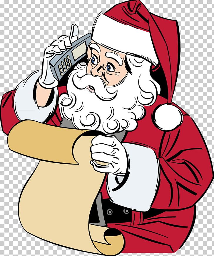 Santa Claus Thumb Christmas PNG, Clipart, Arm, Art, Artwork, Behavior, Cartoon Free PNG Download