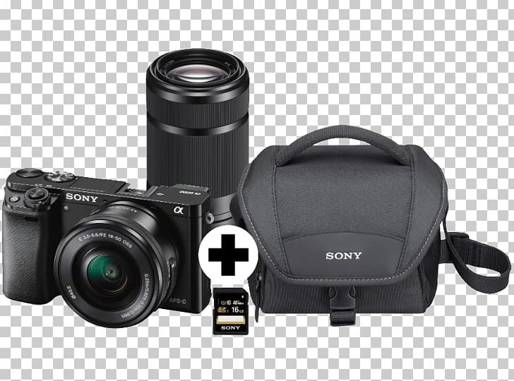 Sony α6000 Mirrorless Interchangeable-lens Camera Sony E PZ 16-50mm F/3.5-5.6 OSS Digital SLR PNG, Clipart, Camera, Camera Lens, Lens, Mega, Photography Free PNG Download