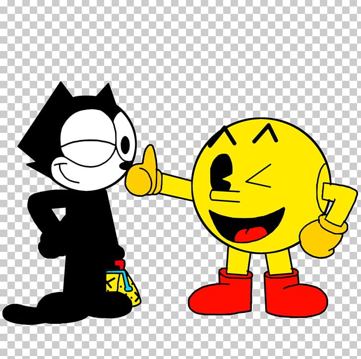 Felix The Cat Pac-Man Cartoon Crossover PNG, Clipart, Animated Cartoon, Animation, Area, Cartoon, Cat Free PNG Download