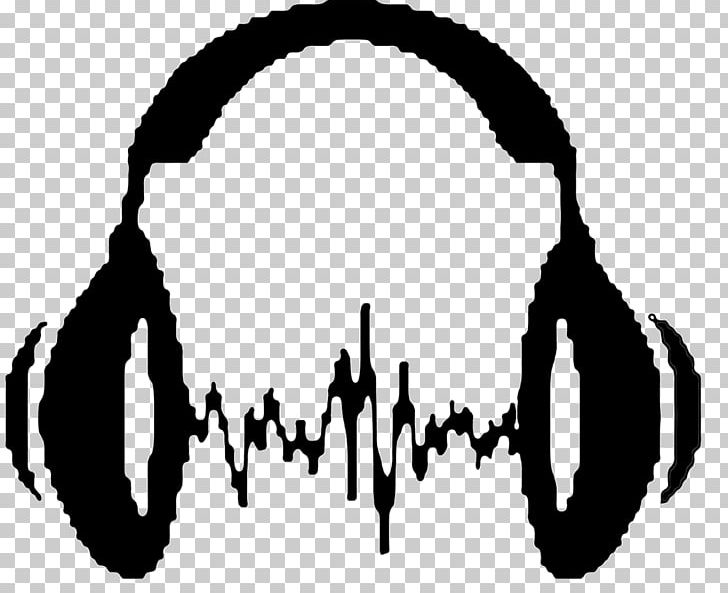Headphones Sticker Wall Decal Logo PNG, Clipart, Audio, Audio Equipment, Black And White, Brand, Decal Free PNG Download