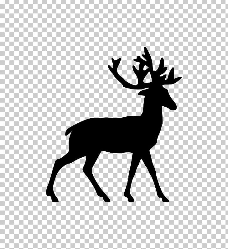 Reindeer White-tailed Deer PNG, Clipart, Animals, Antler, Autocad Dxf, Black And White, Computer Icons Free PNG Download