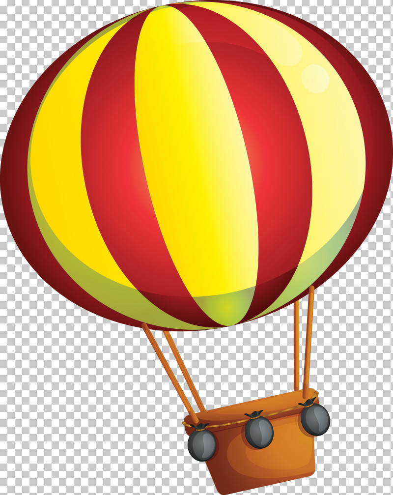 Hot Air Balloon PNG, Clipart, Atmosphere Of Earth, Balloon, Hot Air Balloon, Line, Yellow Free PNG Download