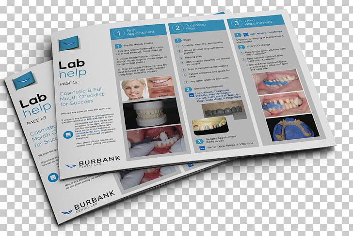 Dental Laboratory Dentistry Burbank Dental Lab Tooth PNG, Clipart, Advertising, Brand, Brochure, Burbank, Burbank Dental Lab Free PNG Download