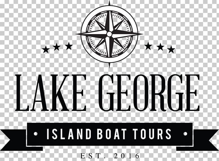 Lake George Logo Brand PNG, Clipart, Angle, Area, Black And White, Boat Tour, Brand Free PNG Download