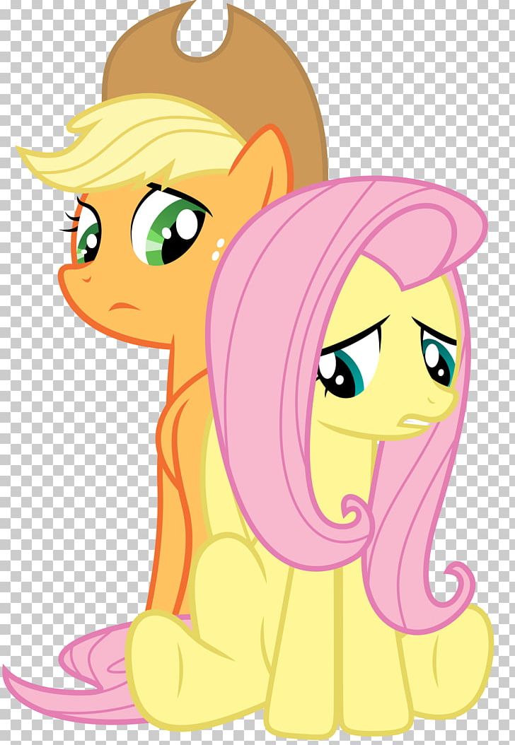 My Little Pony Fluttershy Applejack Rainbow Dash PNG, Clipart, Cartoon, Deviantart, Fictional Character, Horse, Mammal Free PNG Download