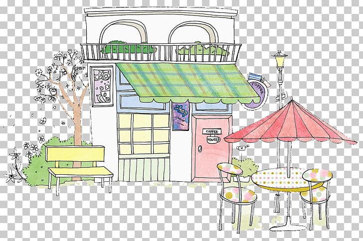 Coffee Cafe Illustration PNG, Clipart, Area, Cartoon, Coffee, Coffee Cup, Color Free PNG Download