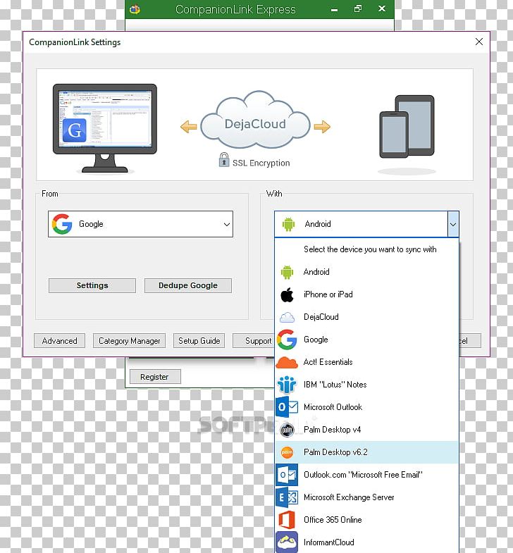 Computer Program CompanionLink IBM Lotus Organizer Computer Software Microsoft Outlook PNG, Clipart, Android, Area, Brand, Companionlink, Computer Free PNG Download