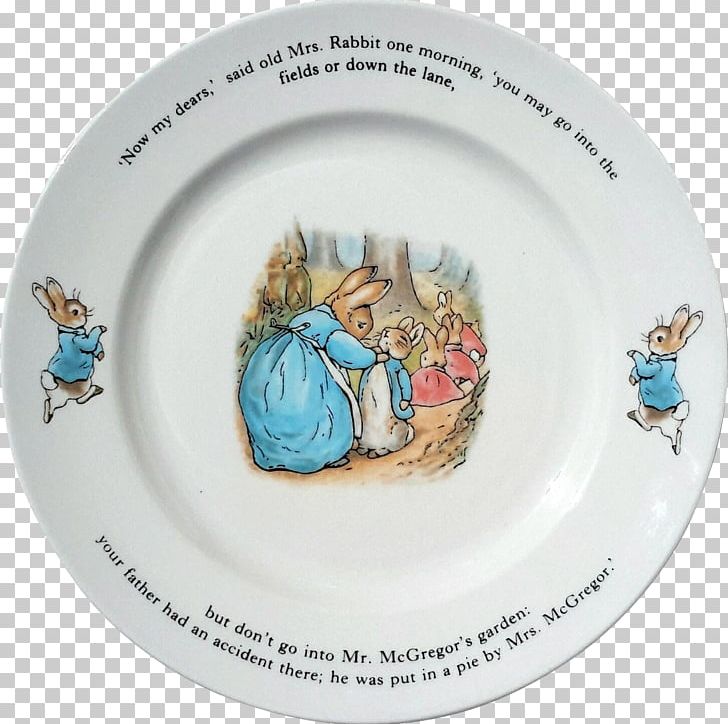 The Tale Of Peter Rabbit Plate Porcelain Mrs. Rabbit PNG, Clipart, Beatrix Potter, Bone China, Bowl, Ceramic, Dishware Free PNG Download