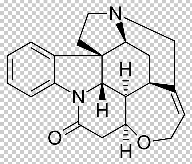 Structure Strychnine Alkaloid Chemical Compound Organic Chemistry PNG, Clipart, Angle, Area, Artwork, Black, Black And White Free PNG Download