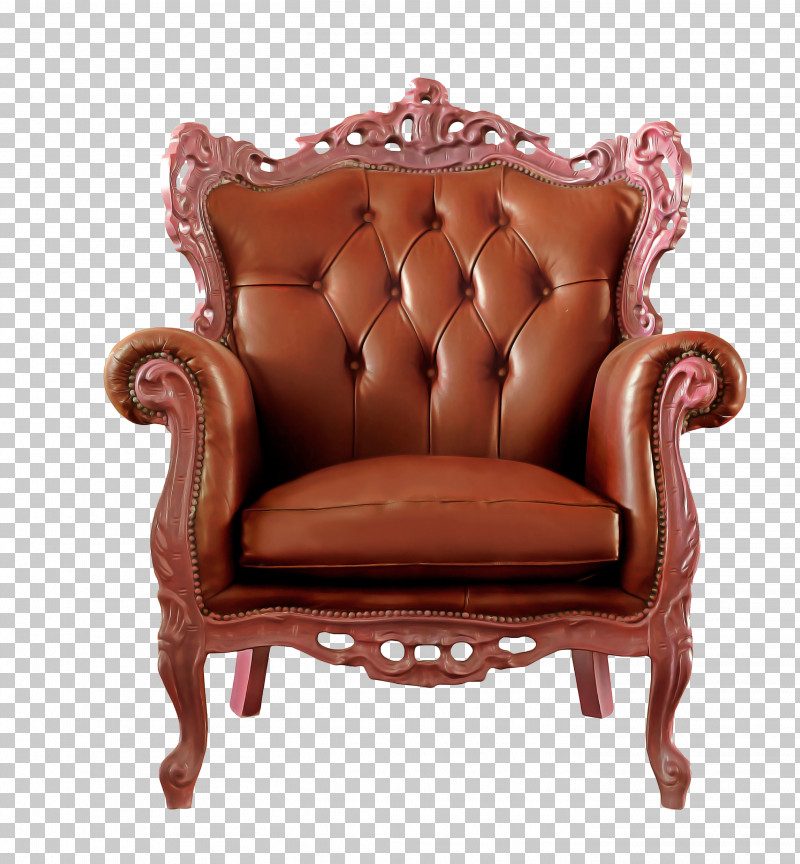Furniture Chair Club Chair Brown Leather PNG, Clipart, Antique, Brown, Carving, Chair, Club Chair Free PNG Download