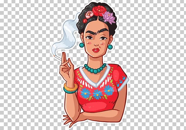Frida Kahlo Telegram Art Sticker PNG, Clipart, Art, Fashion ...