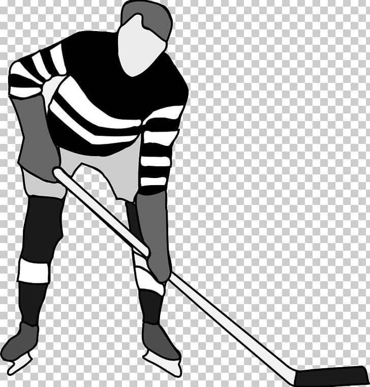 Hockey Stick Ice Hockey Hockey Puck PNG, Clipart, Angle, Arm, Black, Black And White, Cartoon Free PNG Download