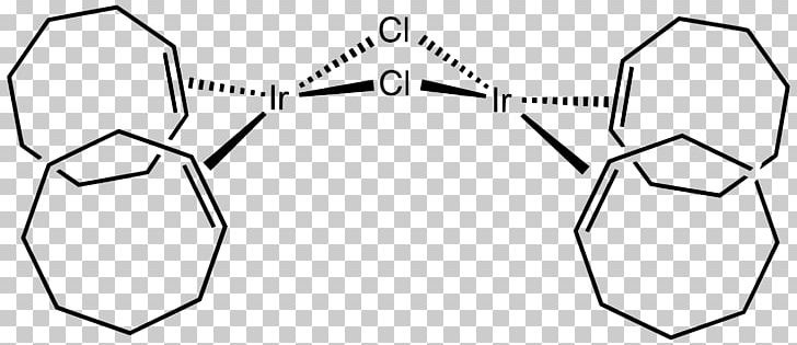 Chlorobis(cyclooctene)rhodium Dimer Cyclooctadiene Rhodium Chloride Dimer Chlorobis(cyclooctene)iridium Dimer Cyclooctadiene Iridium Chloride Dimer PNG, Clipart, Alkene, Angle, Area, Auto Part, Black And White Free PNG Download