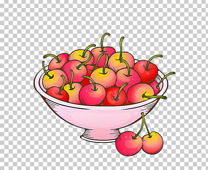 Cherry Drawing Cartoon PNG, Clipart, Bowl, Cherry Blossoms, Decoration, Diagram, Diet Food Free PNG Download