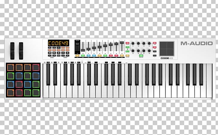 MIDI Controllers M-Audio MIDI Keyboard Musical Keyboard PNG, Clipart, Ableton Live, Anal, Controller, Digital Piano, Electronic Device Free PNG Download