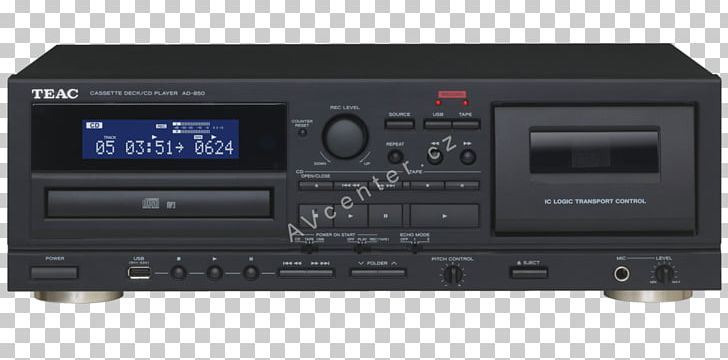 Cassette Deck Microphone Compact Cassette TEAC Corporation CD Player PNG, Clipart, Amplifier, Audio Equipment, Cassette Deck, Cd Player, Cdrw Free PNG Download