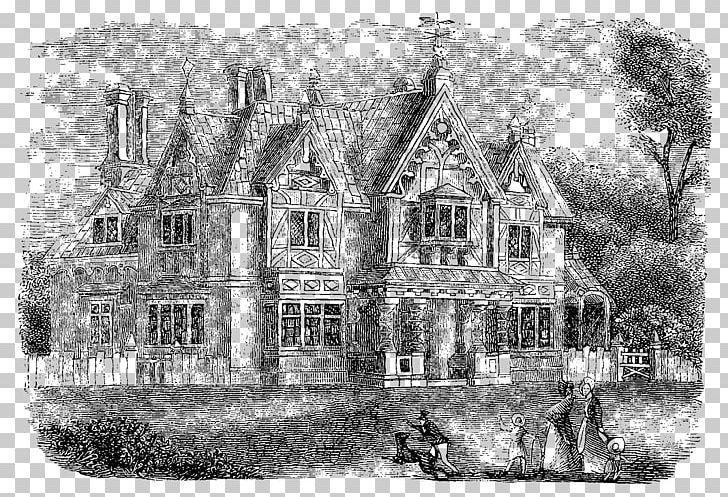 Manor House History Building Mansion PNG, Clipart, Almshouse, Black And White, Building, Cottage, English Country House Free PNG Download