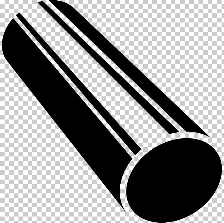 Pipe Piping Steel Metal Fabrication Tube PNG, Clipart, Angle, Black And White, Computer Icons, Cylinder, Flange Free PNG Download