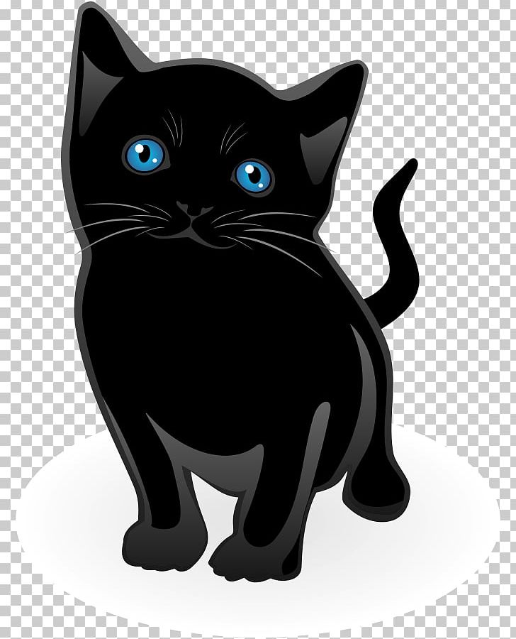Black Cat Kitten PNG, Clipart, Animal, Animals, Black, Black And White, Black Cat Free PNG Download