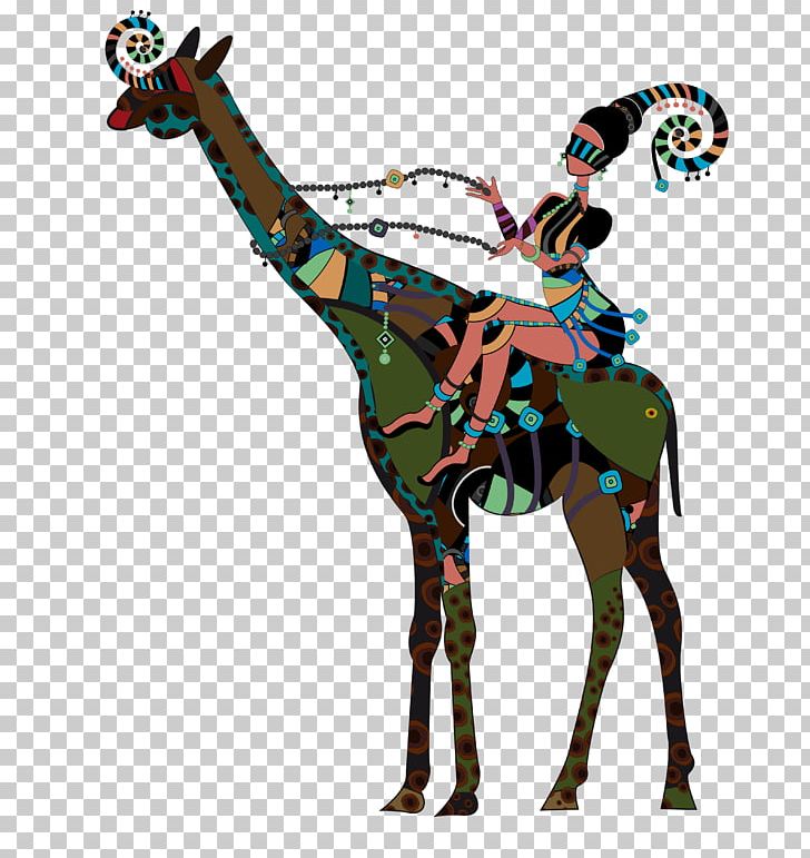 Giraffe Illustration PNG, Clipart, Animals, Art, Business Woman, Camel Like Mammal, Cdr Free PNG Download