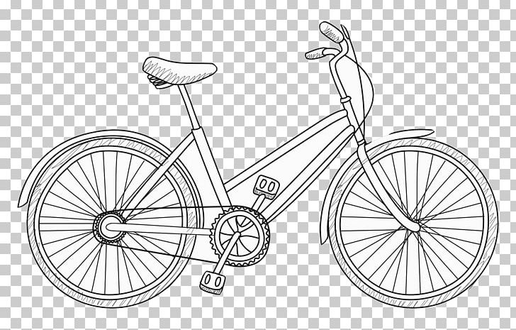 Bicycle Wheels Bicycle Frames Black And White Drawing PNG, Clipart, Automotive, Bicycle, Bicycle Accessory, Bicycle Frame, Bicycle Frames Free PNG Download