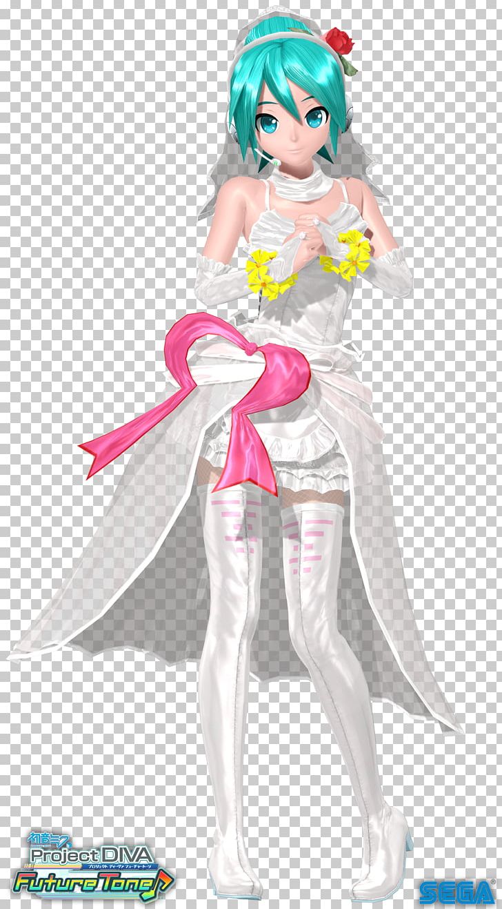 Hatsune Miku Wedding Dress MikuMikuDance Vocaloid PNG, Clipart ...