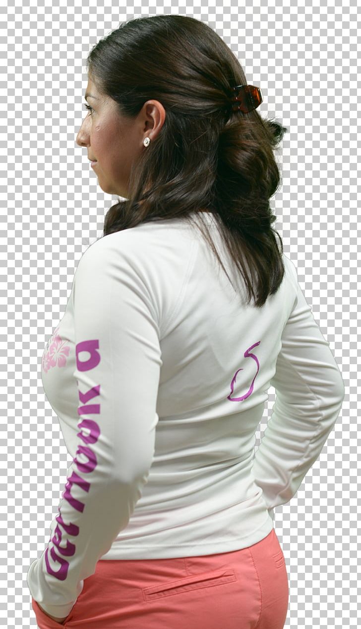 T-shirt Shoulder Pink M Sleeve Sportswear PNG, Clipart, Arm, Girl, Hawaii Posters, Joint, Magenta Free PNG Download
