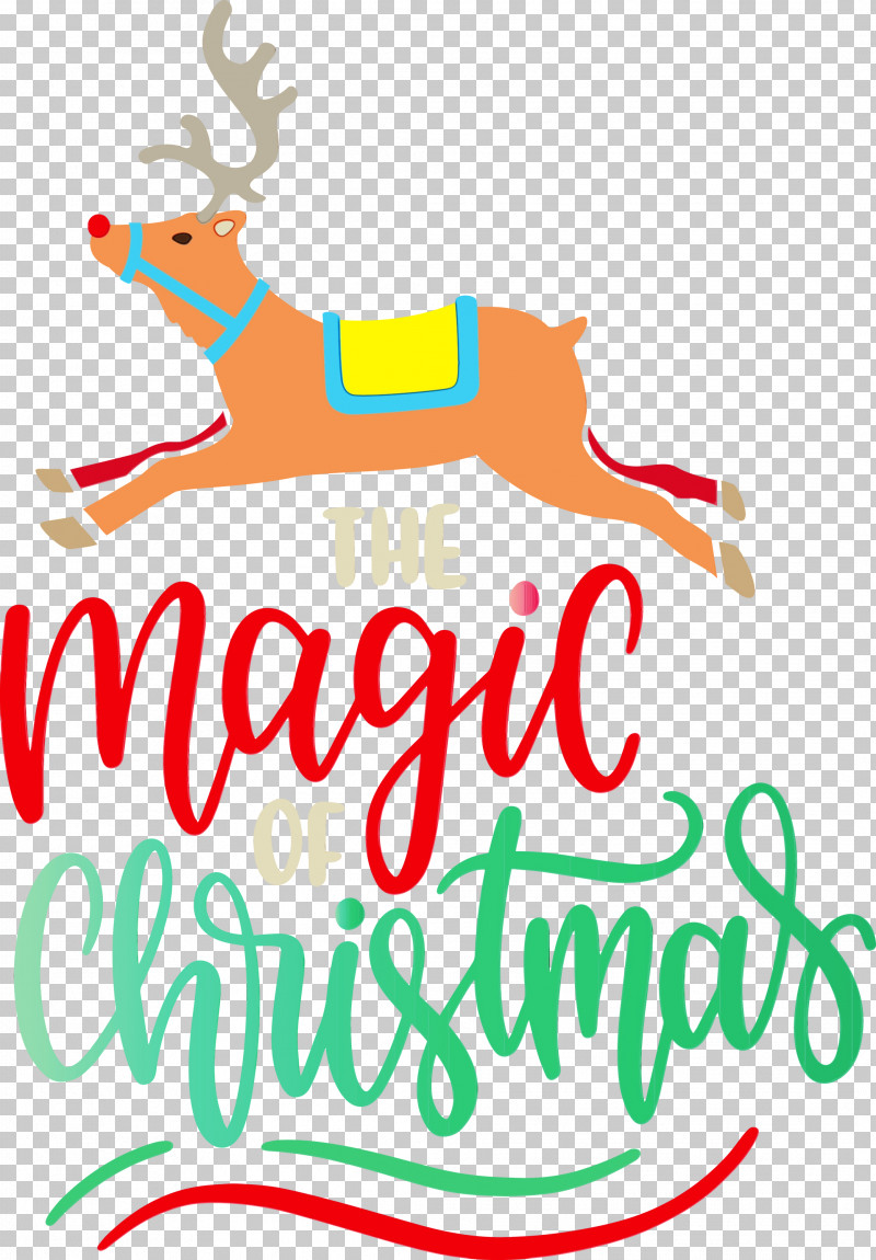 Reindeer PNG, Clipart, Deer, Line, Logo, M, Magic Christmas Free PNG Download