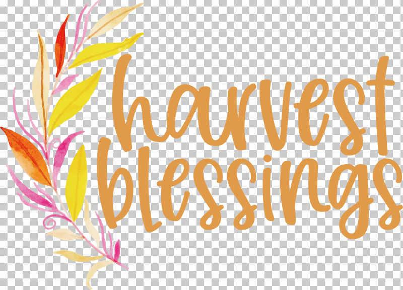 HARVEST BLESSINGS Thanksgiving Autumn PNG, Clipart, Autumn, Floral Design, Geometry, Harvest Blessings, Line Free PNG Download