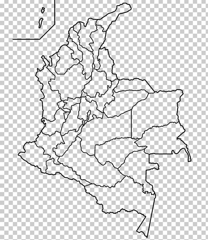 Departments Of Colombia La Guajira Department Bolívar Department Blank Map PNG, Clipart, Angle, Area, Black And White, Blank Map, Colombia Free PNG Download