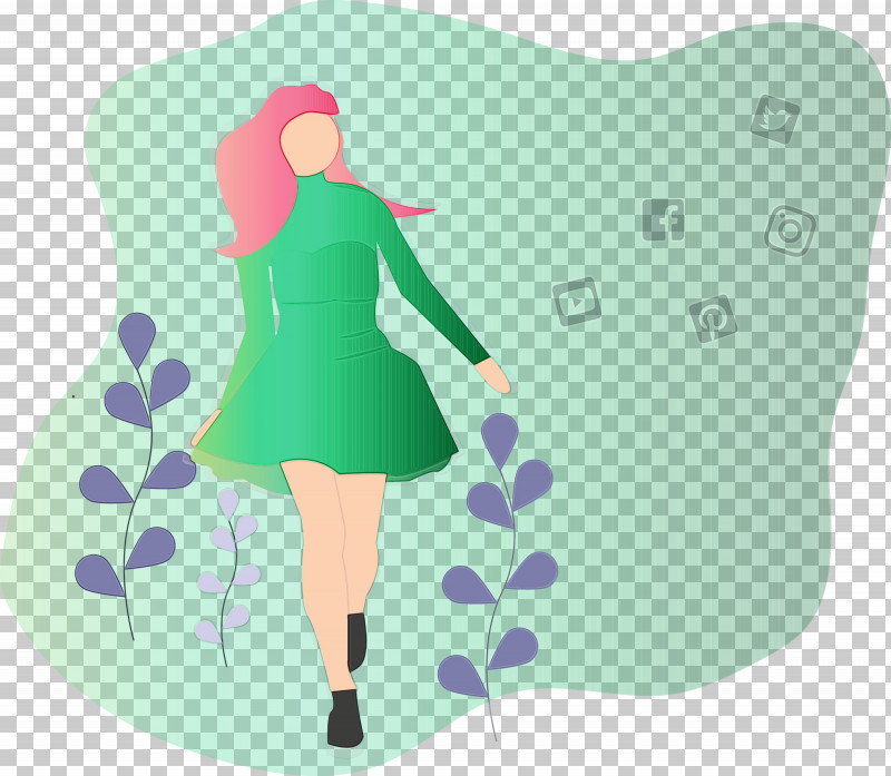 Green Plant Gesture PNG, Clipart, Gesture, Girl, Green, Paint, Plant Free PNG Download