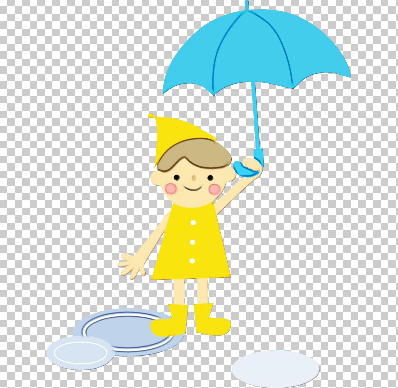 Umbrella Character Yellow Line Area PNG, Clipart, Area, Character, Character Created By, Good Happiness M, Happiness Free PNG Download