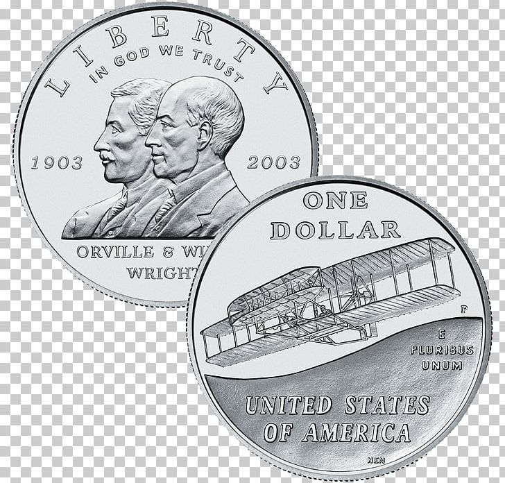 Coin Silver Wright Brothers Money Font PNG, Clipart, Cash, Coin, Currency, Material, Money Free PNG Download