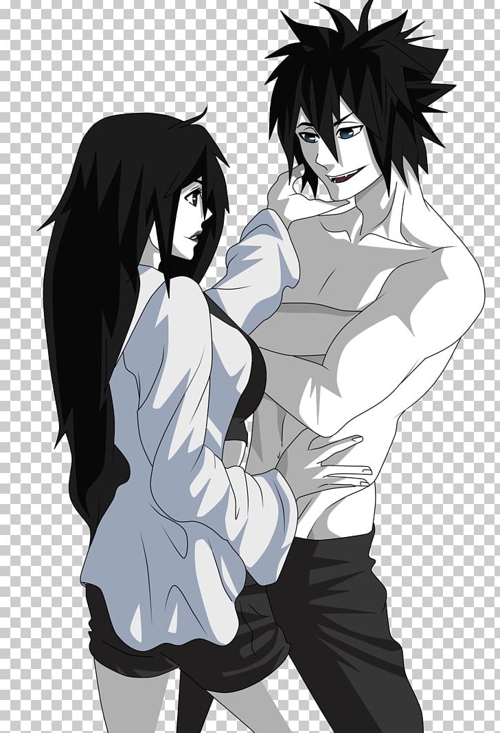 Creepypasta Jeff The Killer Fan Fiction Drawing PNG, Clipart, Anime, Black, Black And White, Black Hair, Boyfriend Free PNG Download