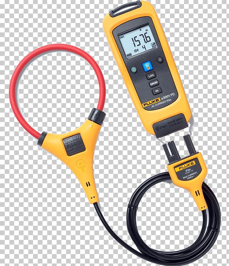Fluke Corporation Current Clamp Multimeter Alternating Current True RMS Converter PNG, Clipart, Alternating Current, Current Clamp, Digital Multimeter, Diode, Electric Current Free PNG Download