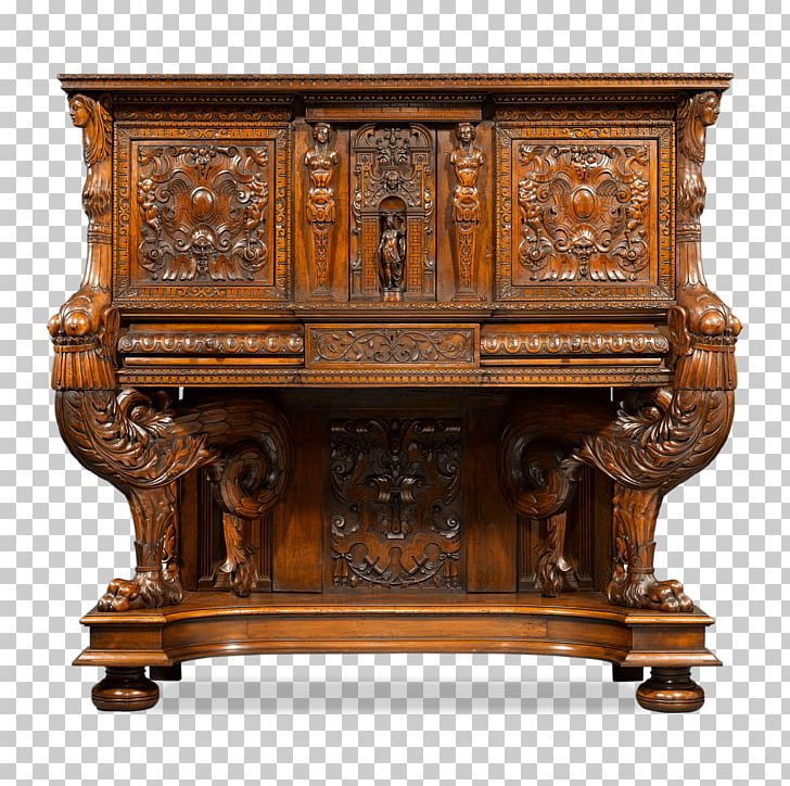 French Renaissance Table Antique Furniture PNG, Clipart, Antique, Antique Furniture, Art, Buffets Sideboards, Carving Free PNG Download