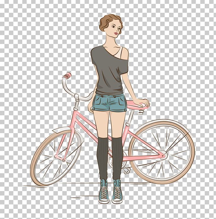 Bicycle Drawing Photography Illustration PNG, Clipart, Bicycle Accessory, Business Woman, Cartoon, Child, Color Free PNG Download