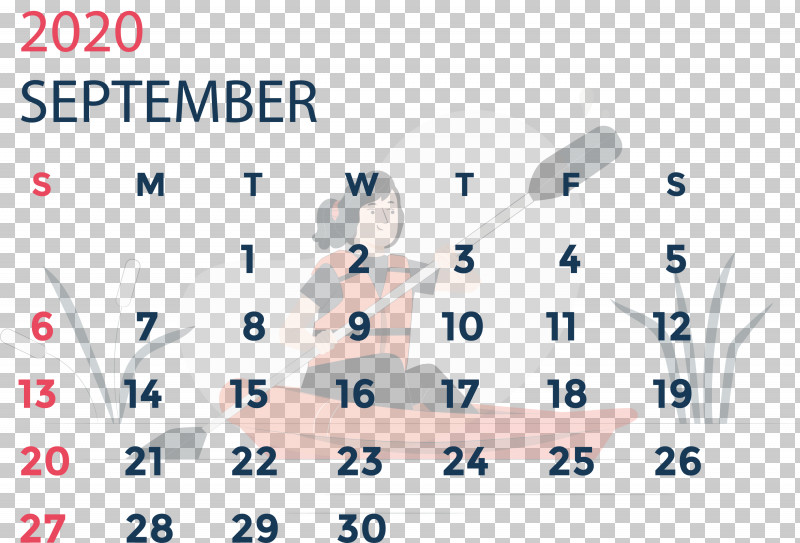 September 2020 Calendar September 2020 Printable Calendar PNG, Clipart, Angle, Area, International Spa Association, Line, Meter Free PNG Download